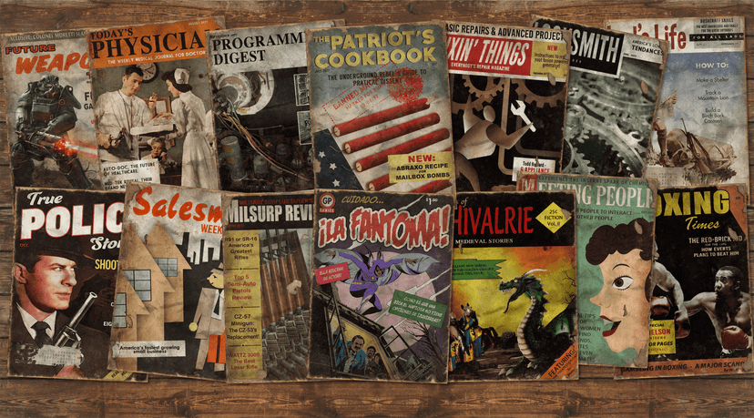 Журналы Нью-Вегаса / Magazines of Unparalleled Aesthetic Quality addon