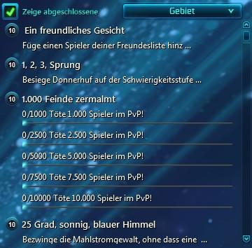 Achievement tracker addon