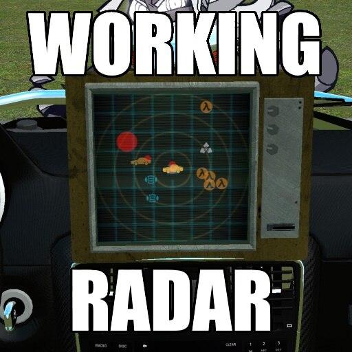 Radar HL2EP2 [ENTITY & SWEP] addon