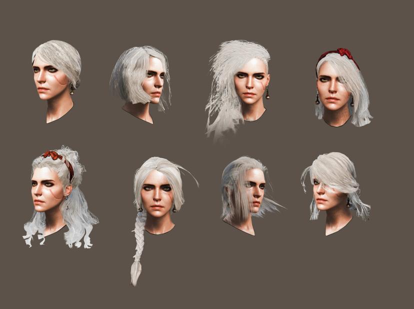 Hair for Ciri addon