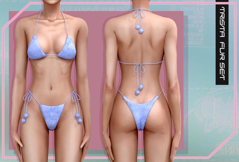 Women's swimsuit "Trista fur set" addon