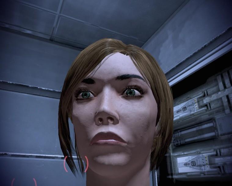 Mass Effect 3 "HD face eyelashes eyes female shepherd." addon