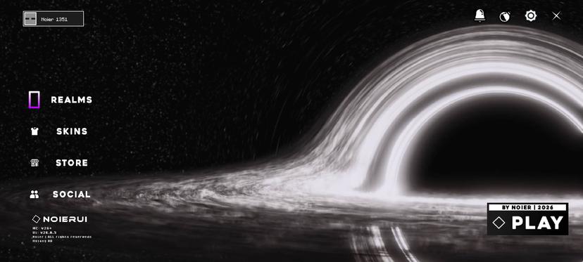 Noierui Blackhole Texture Pack mod addon