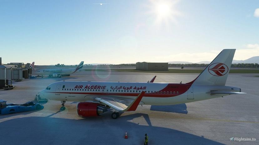 Air Algérie livery for the A320 aircraft addon