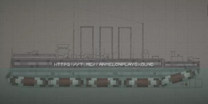 Soviet ship "Aurora" for Melon Playground addon