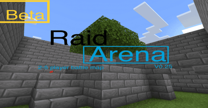 Классическая карта Рейд Арена (1.21, 1.20) – MCPE/Bedrock addon