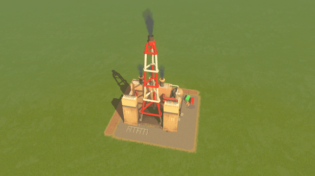 Natural Gas Power Plant SimCity 3000 addon