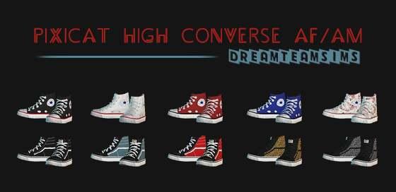 Sneakers "Pixicat High Converse" addon