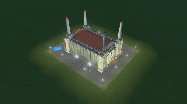 Coal Power Plant SimCity 3000 addon