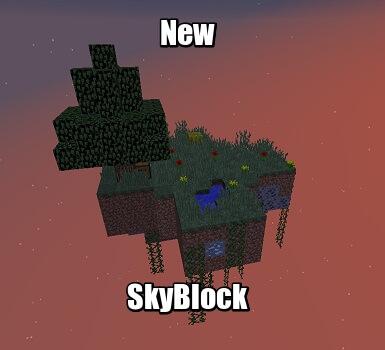 New SkyBlock | Map for Minecraft addon