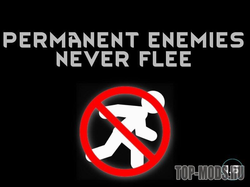 Mod "Inimigos Permanentes Nunca Fogem" addon