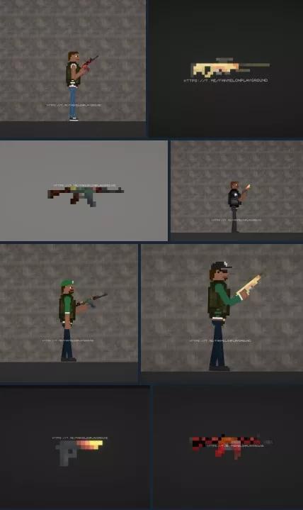 CS:GO Weapons Mini Pack for Melon Playground addon