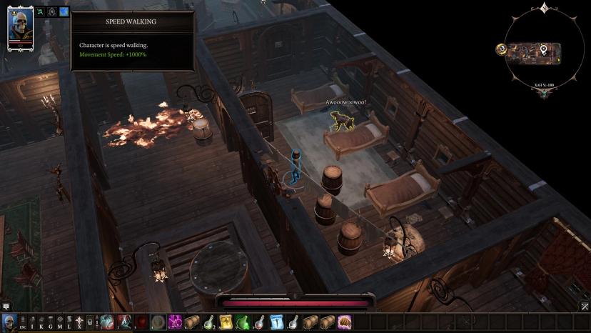 Walking speed: 1000 addon