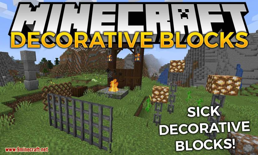 Decorative Blocks Mod (1.20.4) - шикарные новые декоративные блоки addon