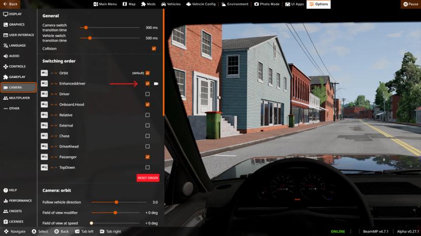 Enhanced Interior Camera addon