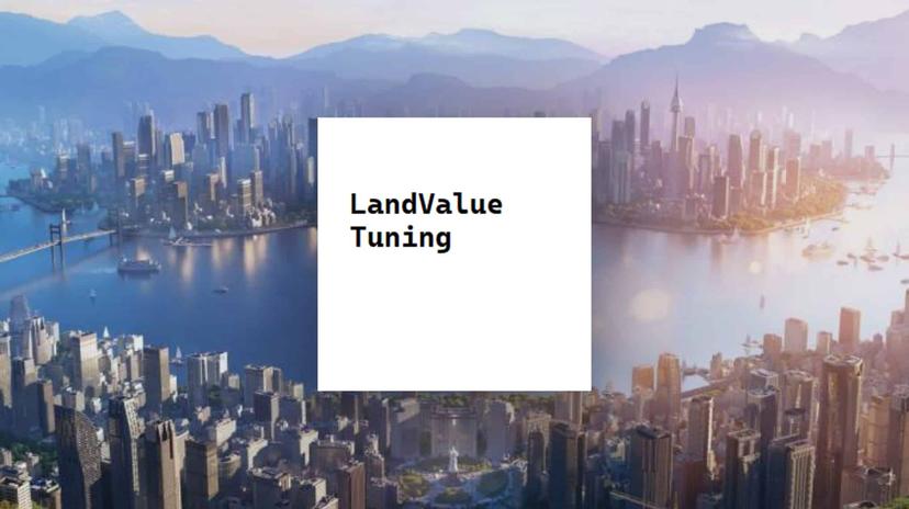 Setting up LandValue mod addon