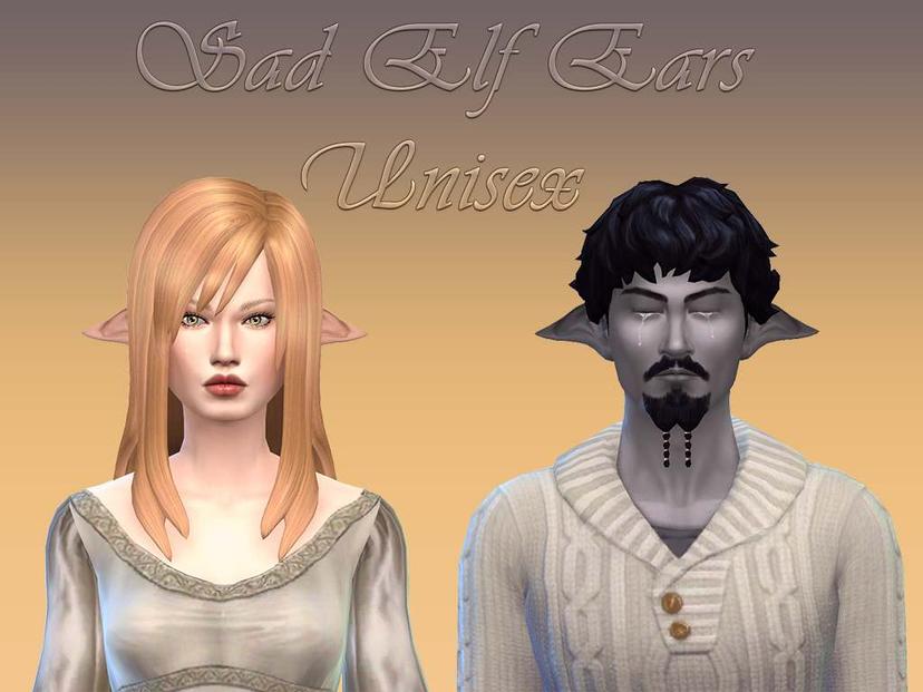 Уши эльфа "Sad Elf Ears" addon