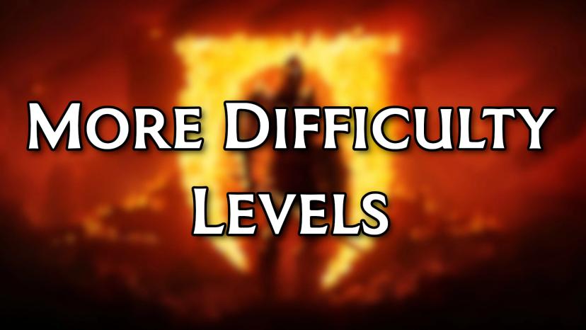 More difficulty levels addon