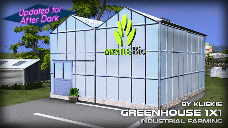 Greenhouse 1x1 (growing agricultural plot) addon