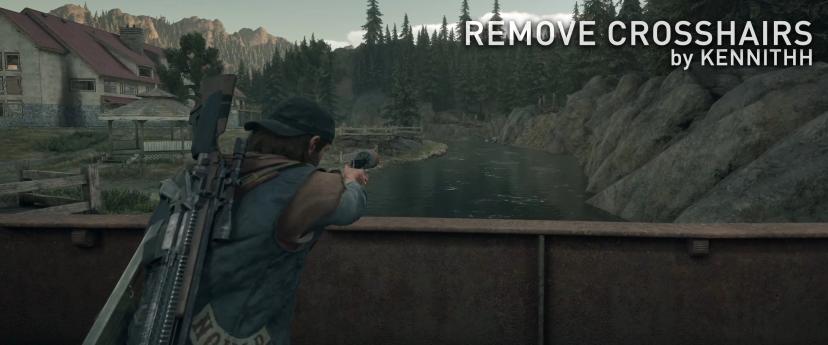 Удалить перекрестие addon