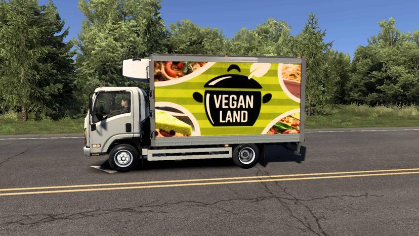 Скин Veggie Truck мод addon