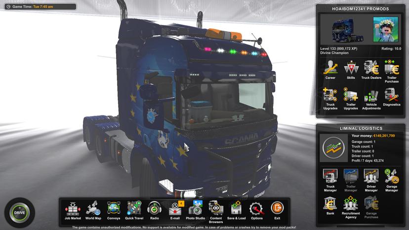 Профиль для ProMods addon