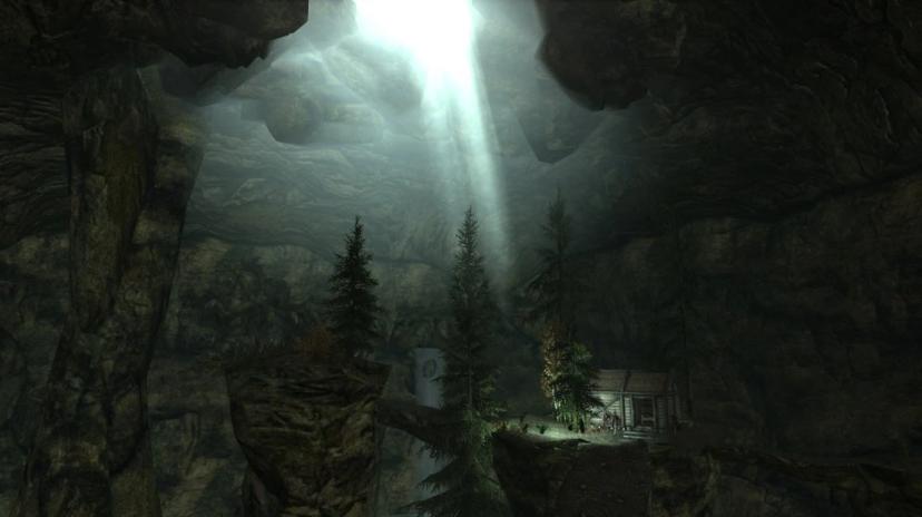 High Hrothgar Alternative Cave Route SSE addon