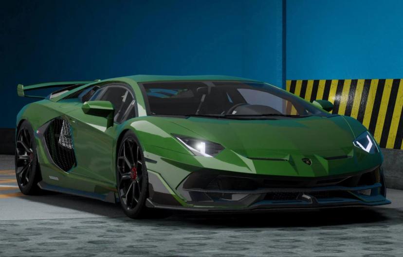 Авто Lamborghini Aventador SVJ 1.0 addon