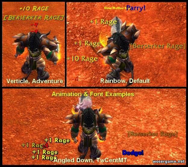MikScrollingBattleText 3.3.5 - Information about damage and treatment addon