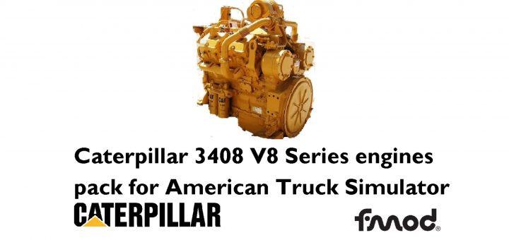 Комплект двигателей Caterpillar серии 3408 мод addon