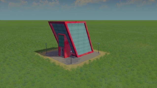 Building: Modern metro station addon