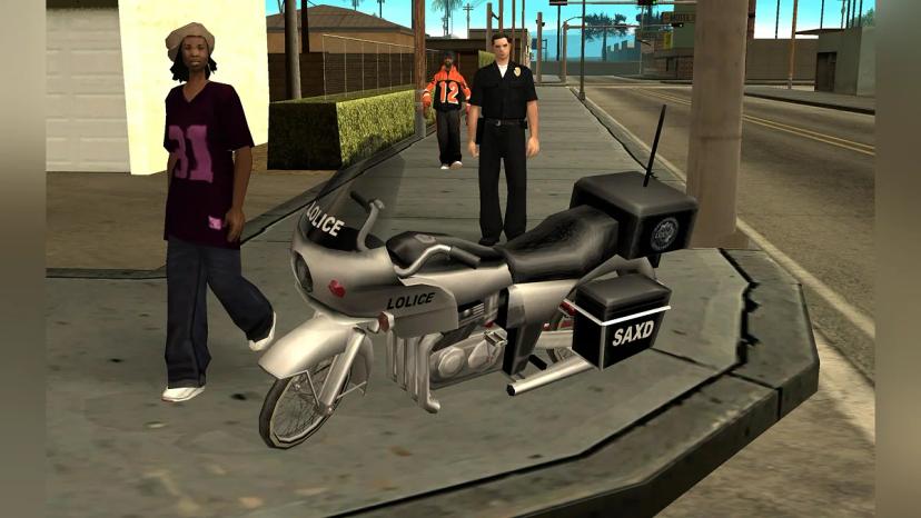 BMX Полицейский велосипед мод addon