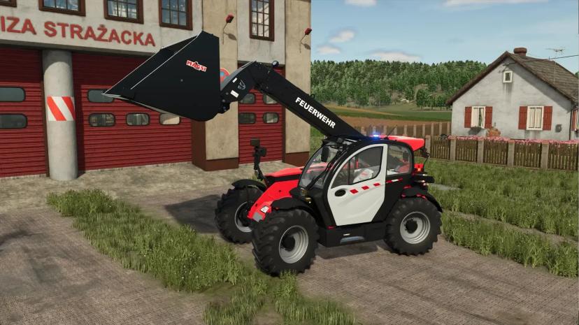 Manitou Fire Engine Telescopic Handler addon