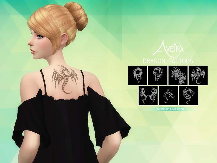 Tattoo set "Dragon Tattoos" addon