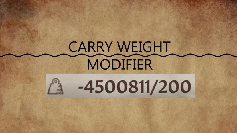 Carryover weight modifier addon