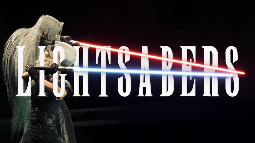 Lightsabers (Cloud and Sephiroth) mod addon