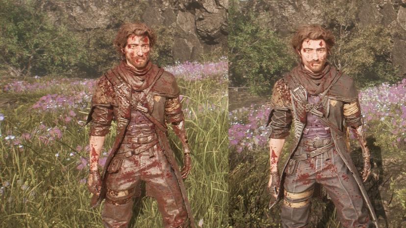 Dirt and Blood Remover addon