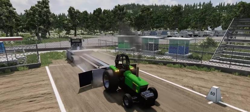 TRACTOR JOHN DEERE PULLING TRACTOR V1.0 (0.31.X) addon