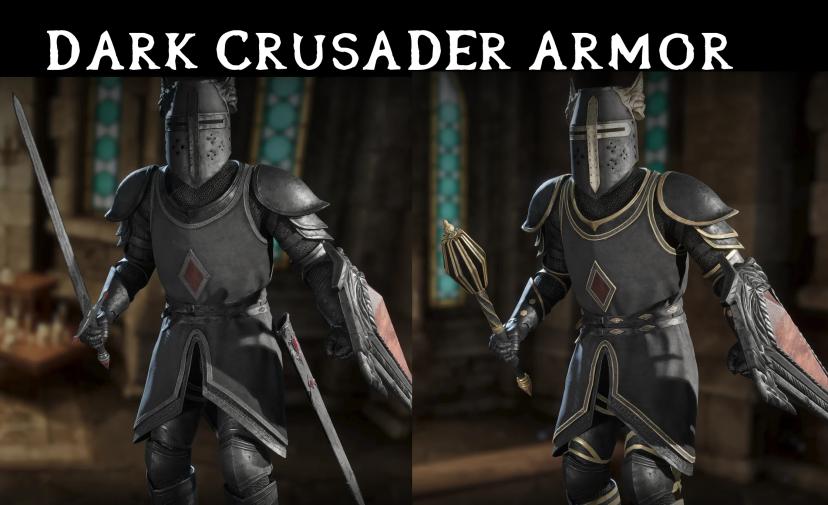 Dark Crusader Armor addon