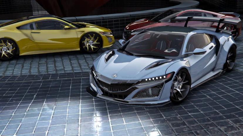 Honda NSX Liberty Walk mod addon