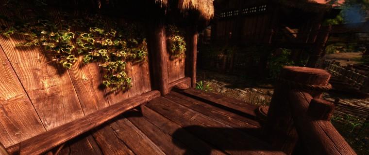 Shibui Skyrim - retexture of interior, walls, wood and stones addon