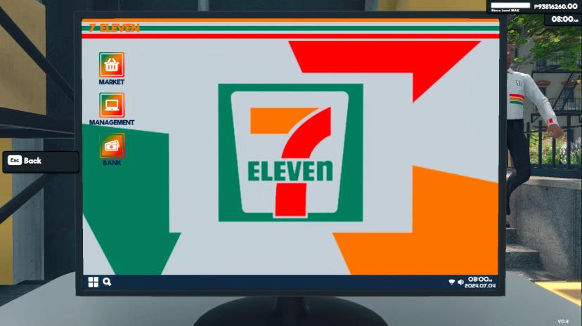 7 Eleven concept with Philippine currency addon