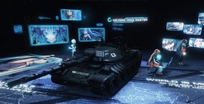 Hangar Miku for World of Tanks 1.23.0.1 addon