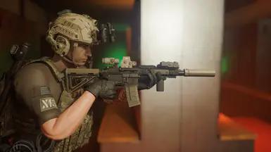 EFT in RON KAC URX M4 mod addon