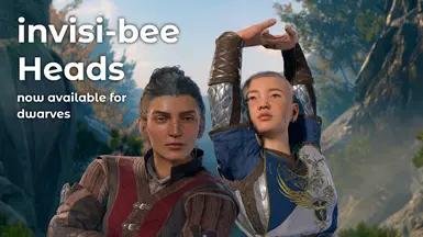 Heads of invisible bees addon