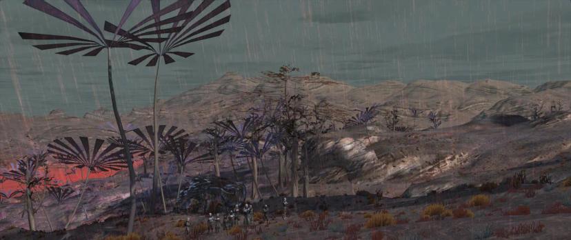 A thin, futile rain addon