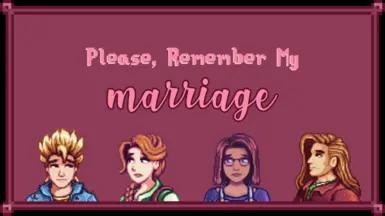 Please remember my marriage mod addon