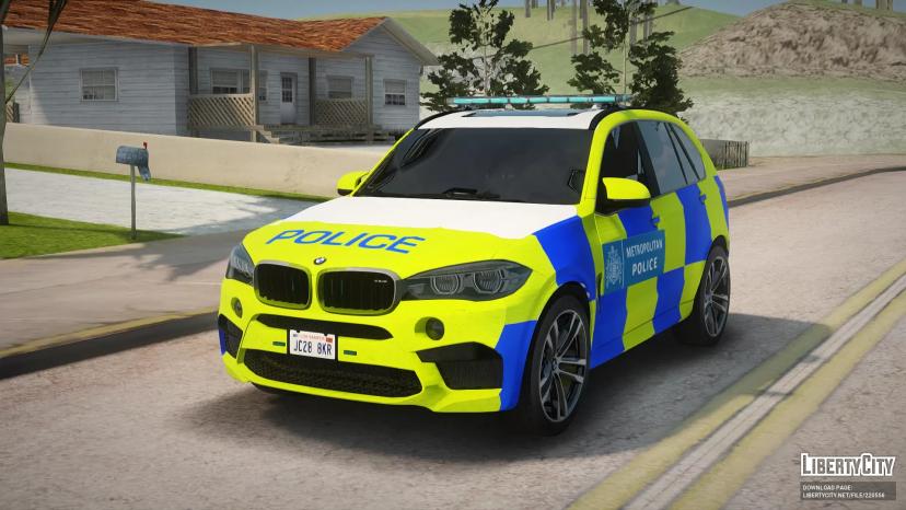 BMW X5 M Metropolitan Police addon