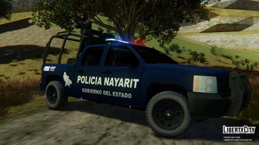 2010 Chevrolet Silverado Nayarit Police Mod addon