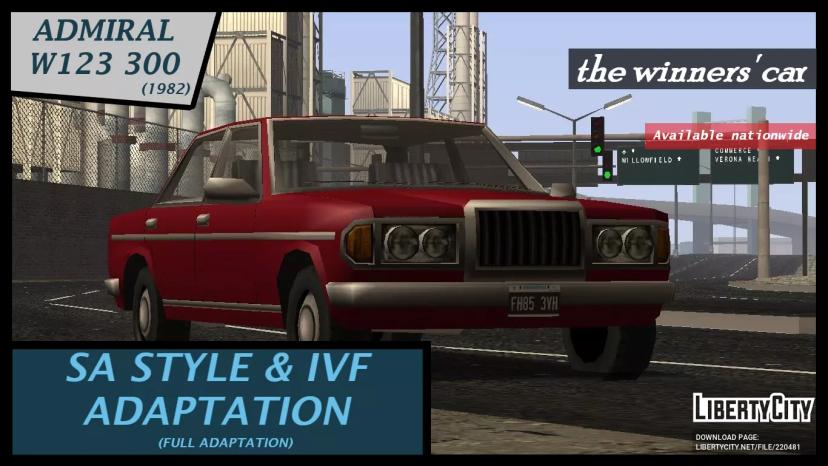 Admiral 300D W123 (as Mercedes-Benz) addon